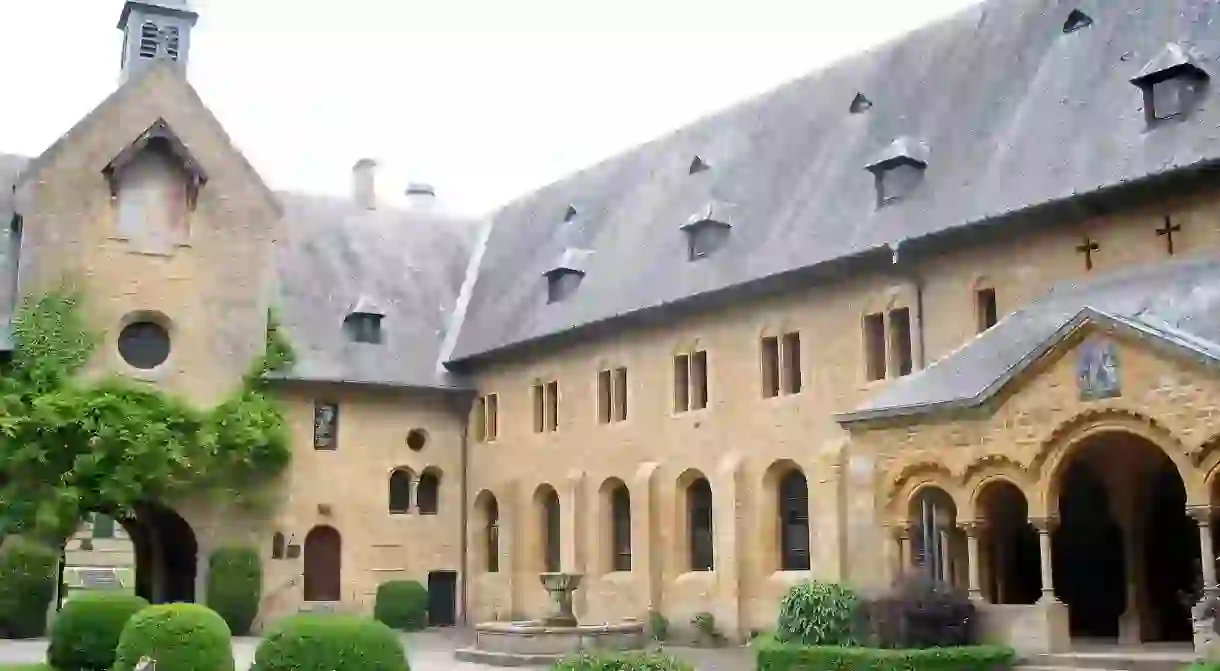 The Orval Abbey, one of the six Trappist monasteries brewing beer in Belgium