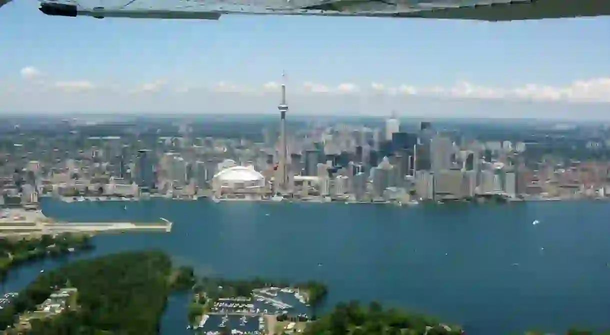 Toronto from airplane 2010