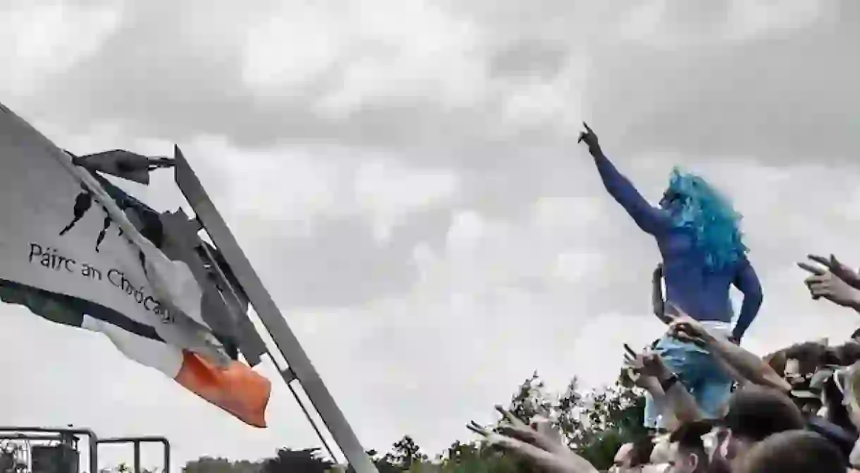 The Blue Man at Hill 16, Croke Park