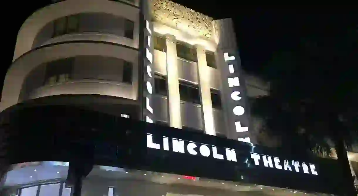 The historic Lincoln Theatre on Lincoln Road