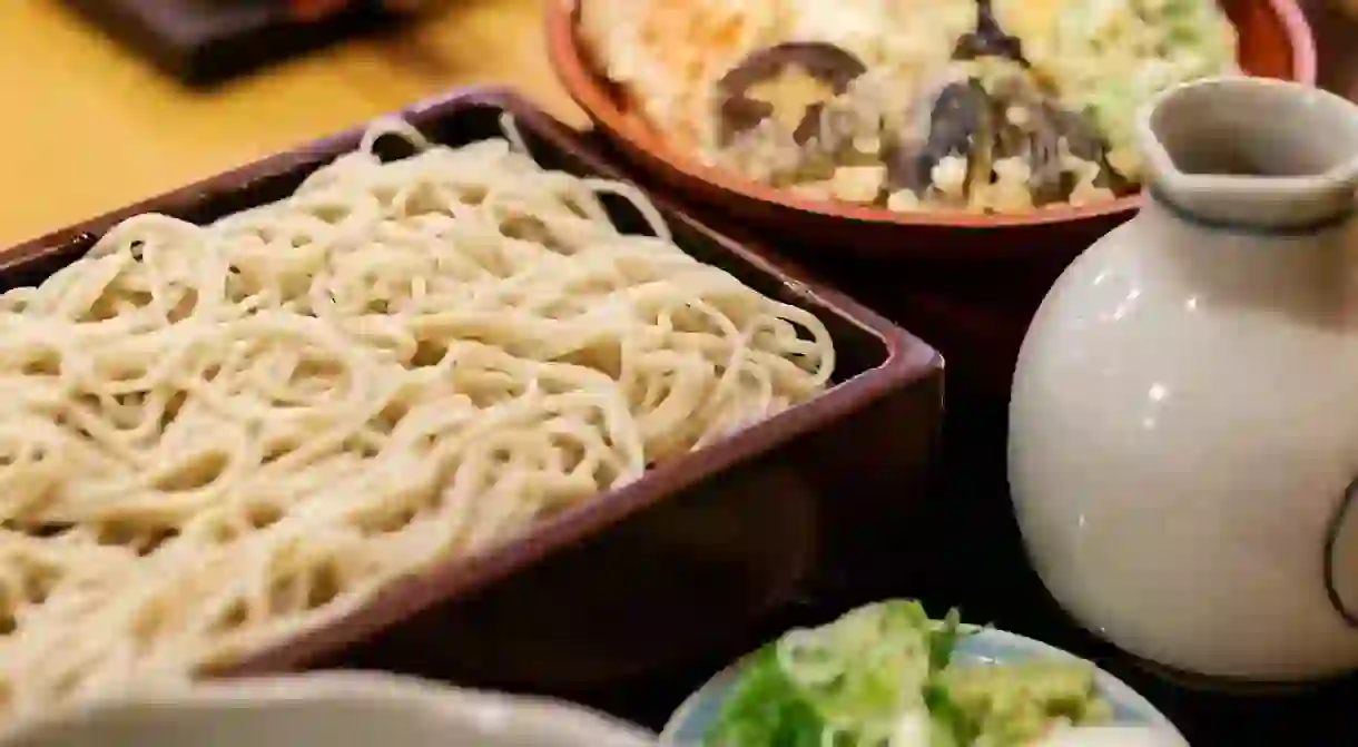 Soba set meal