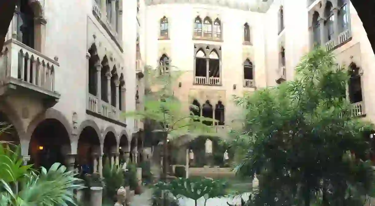 Courtyard of the Isabella Stewart Gardner Museum