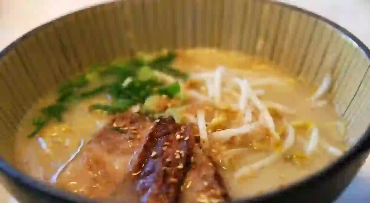 Pork soup ramen