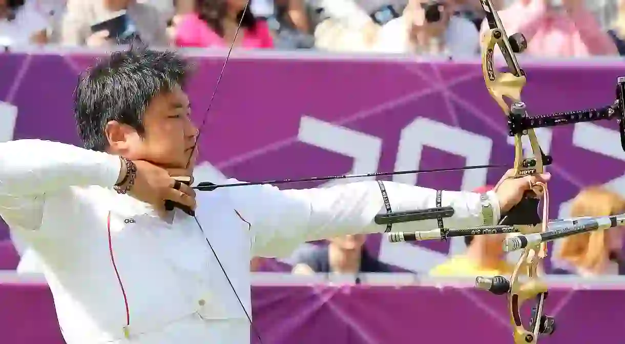 Korea Oh Jin Hyek won the gold medal in mens individual archery at London 2012