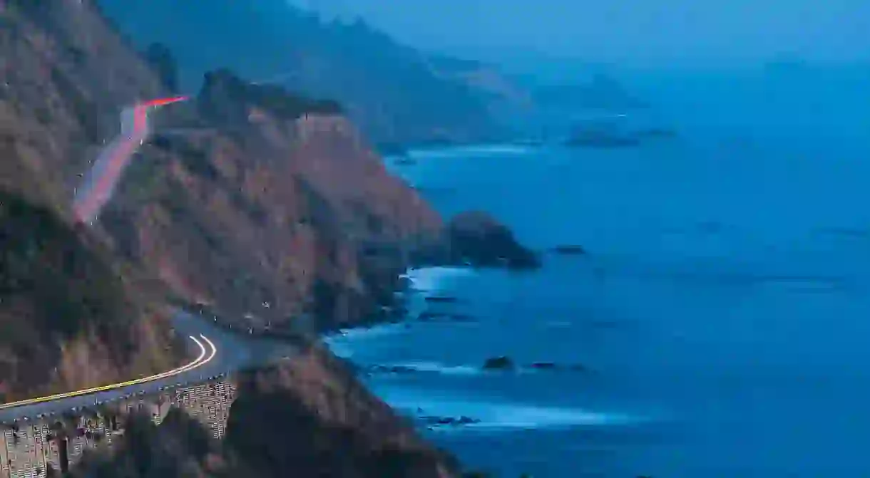 Blue Hour, California Highway 1, Big Sur