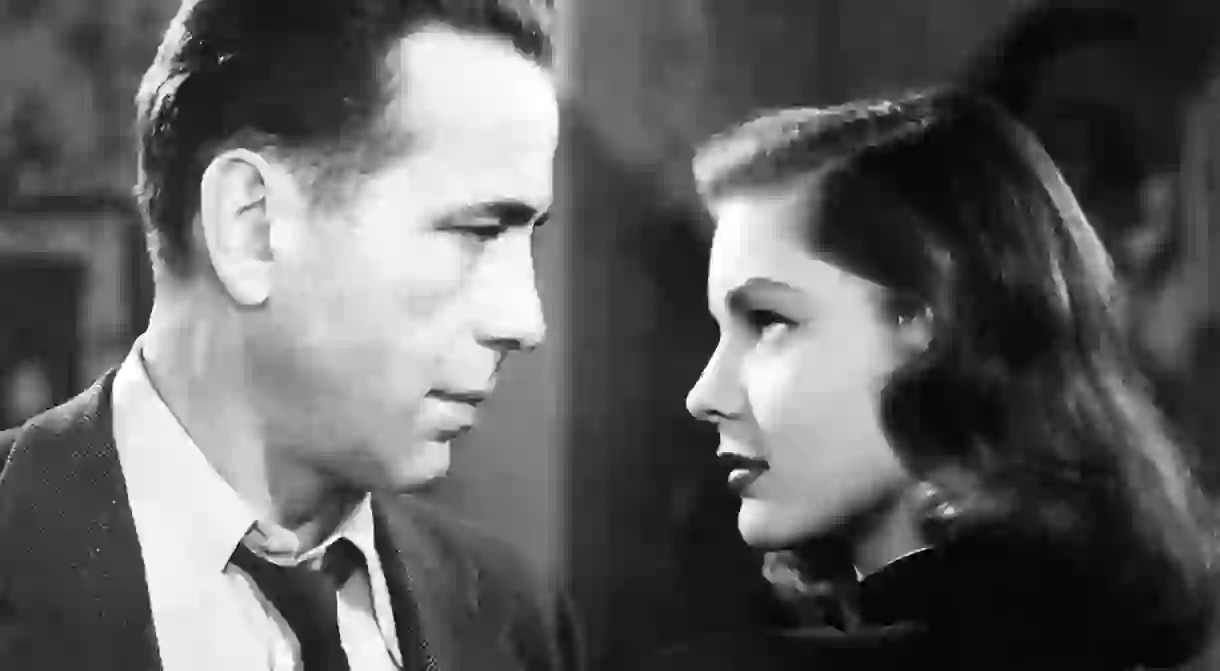 Bogart and Bacall in The Big Sleep