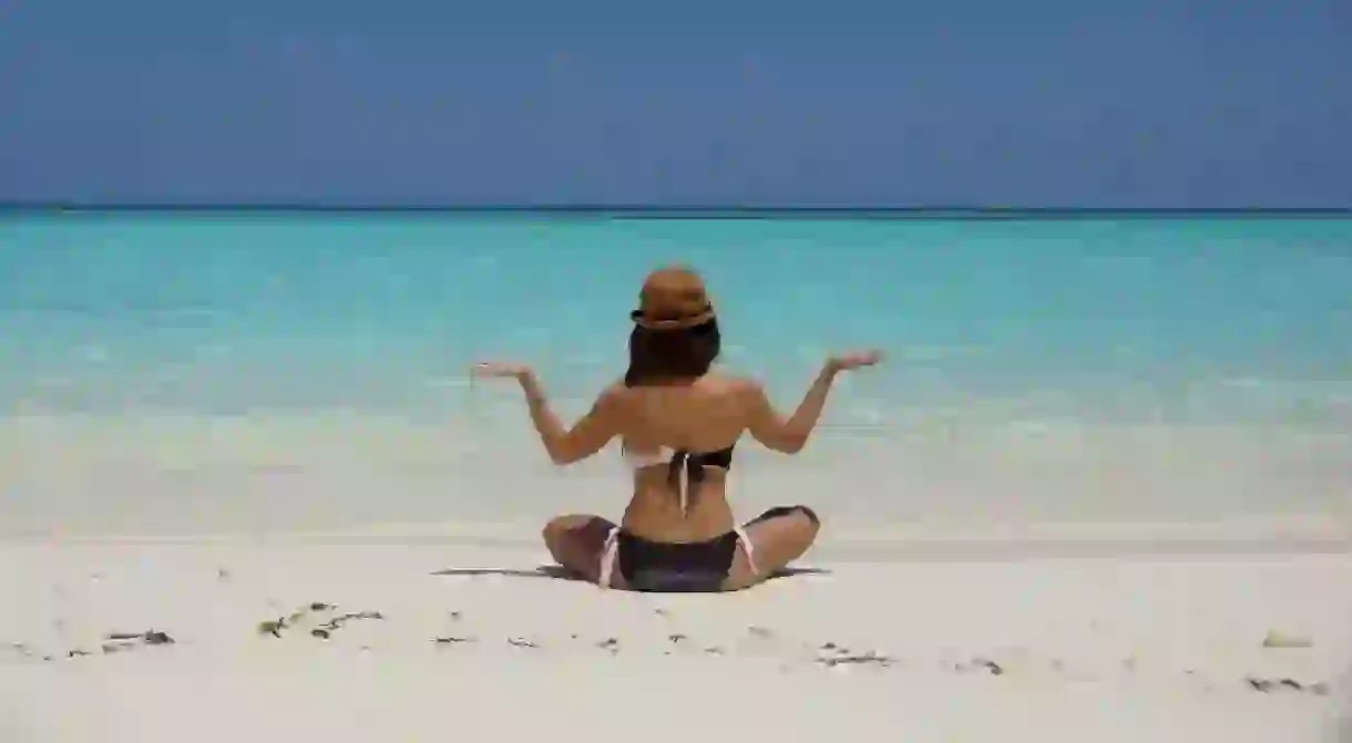 Woman on the beach