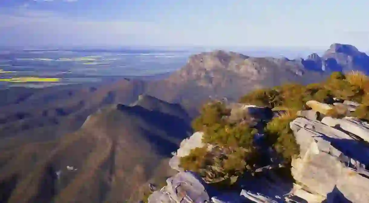 The view from Bluff Knoll, the highest peak in the Stirling Range National Park