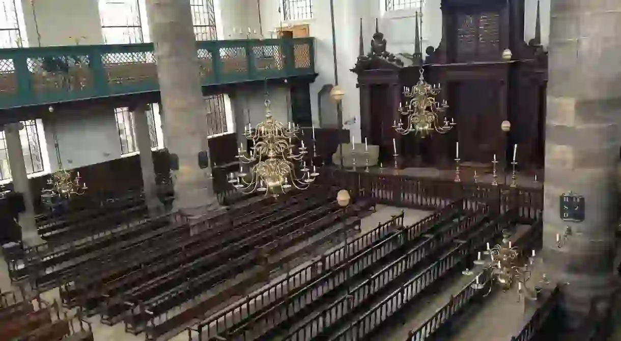 Inside the Portuguese Synagogue, Amsterdam