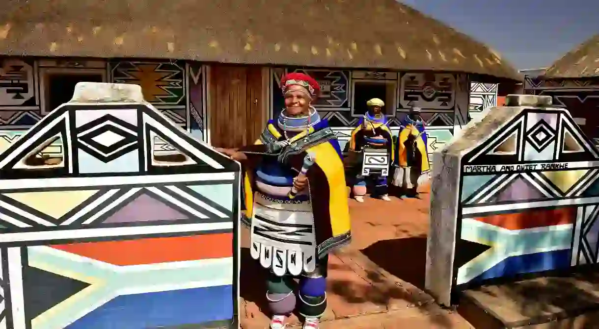 Ndebele Village in Mpumalanga, South Africa