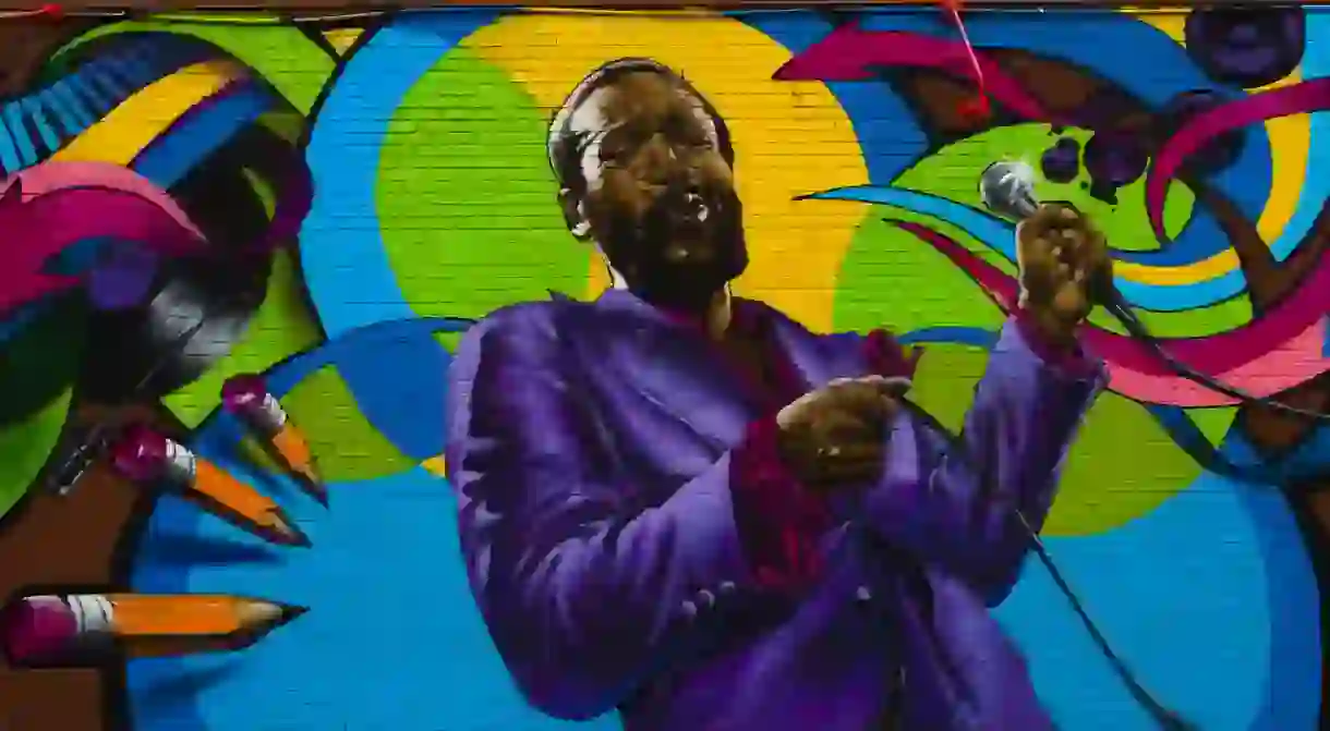 Marvin Gaye Mural On DCs U Street