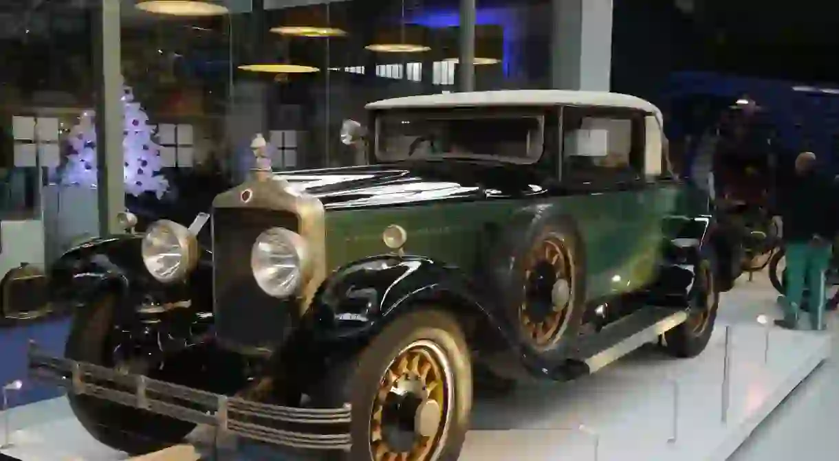 The Autoworlds pièce de résistance: the 1929 Minerva 20 PK AE Coupé, a car built for kings