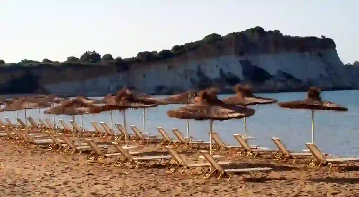 View of Gerakas beach, Zakynthos