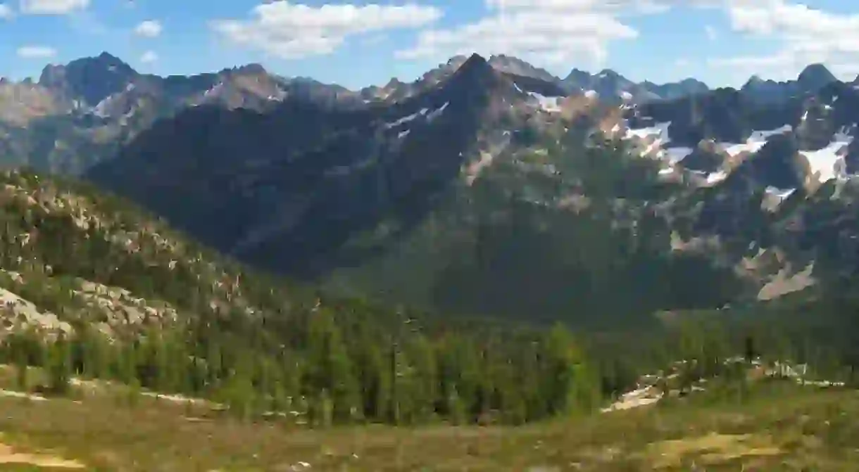 View from Pacific Crest Trail Cutthroat Pass