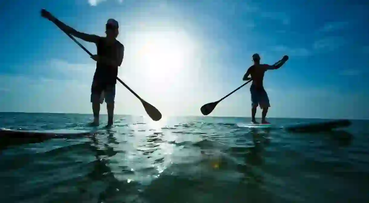 Stand-up paddleboarding