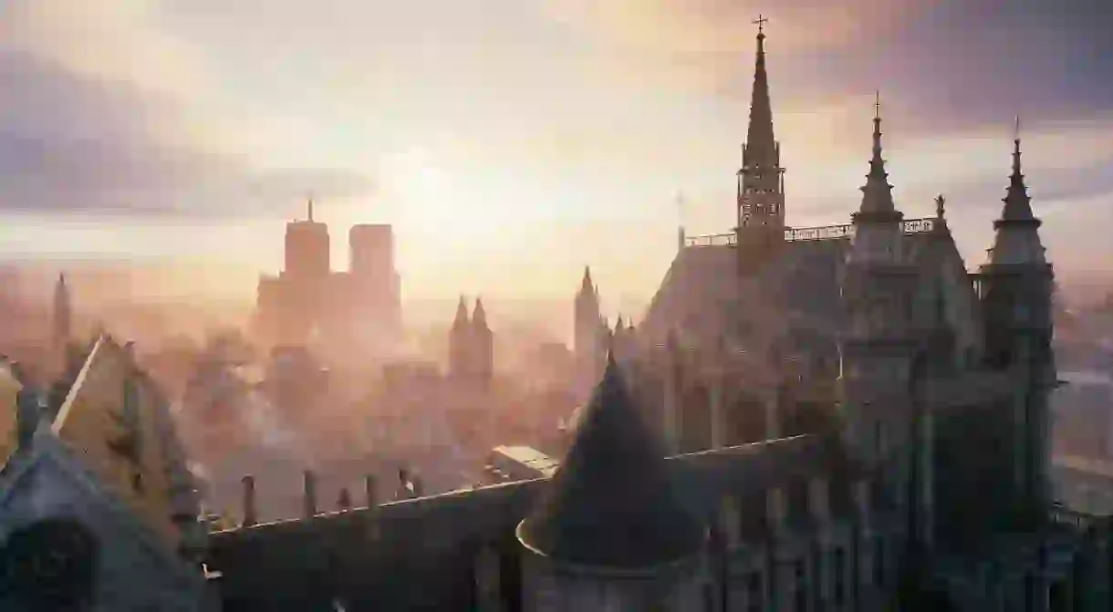 The Notre Dame cathedral in Assassins Creed Unity