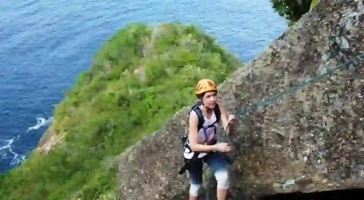 Rock climbing