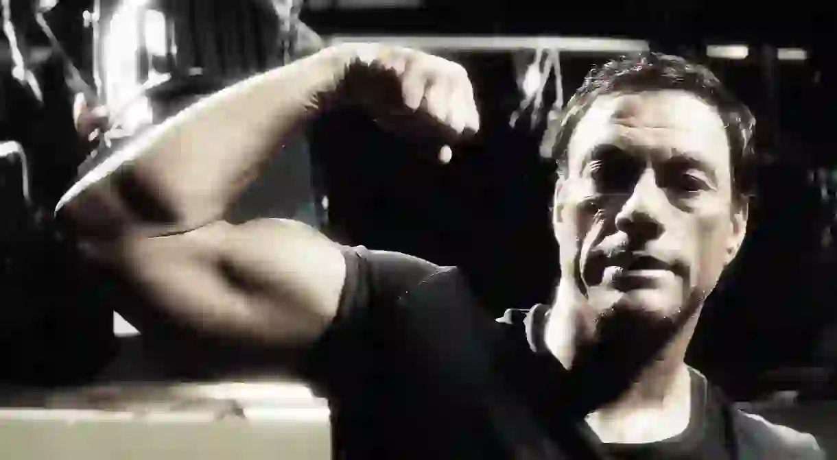 Jean-Claude Van Damme in the 2008 spoof JCVD