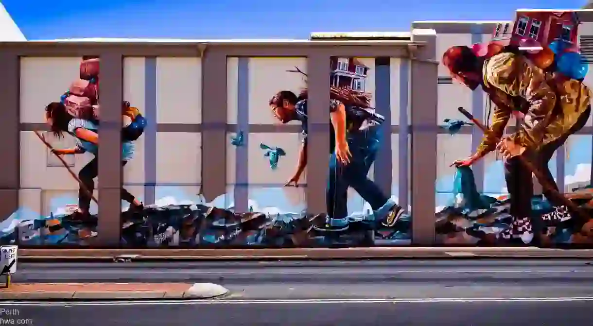 Leederville, Artist Fintan Magee (2014)