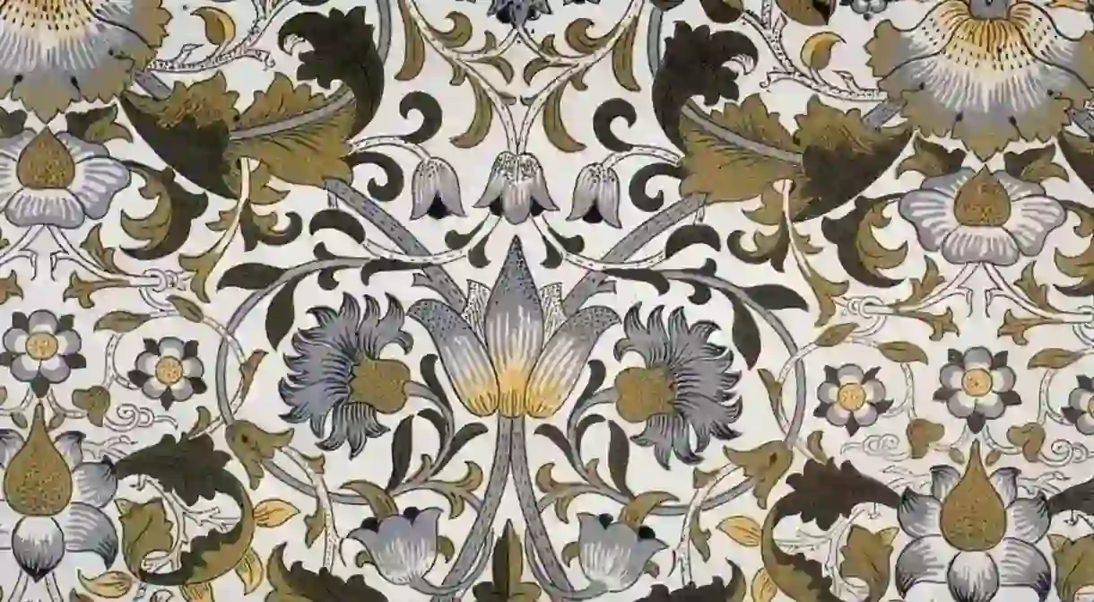 Lodden, printed textile designed by William Morris