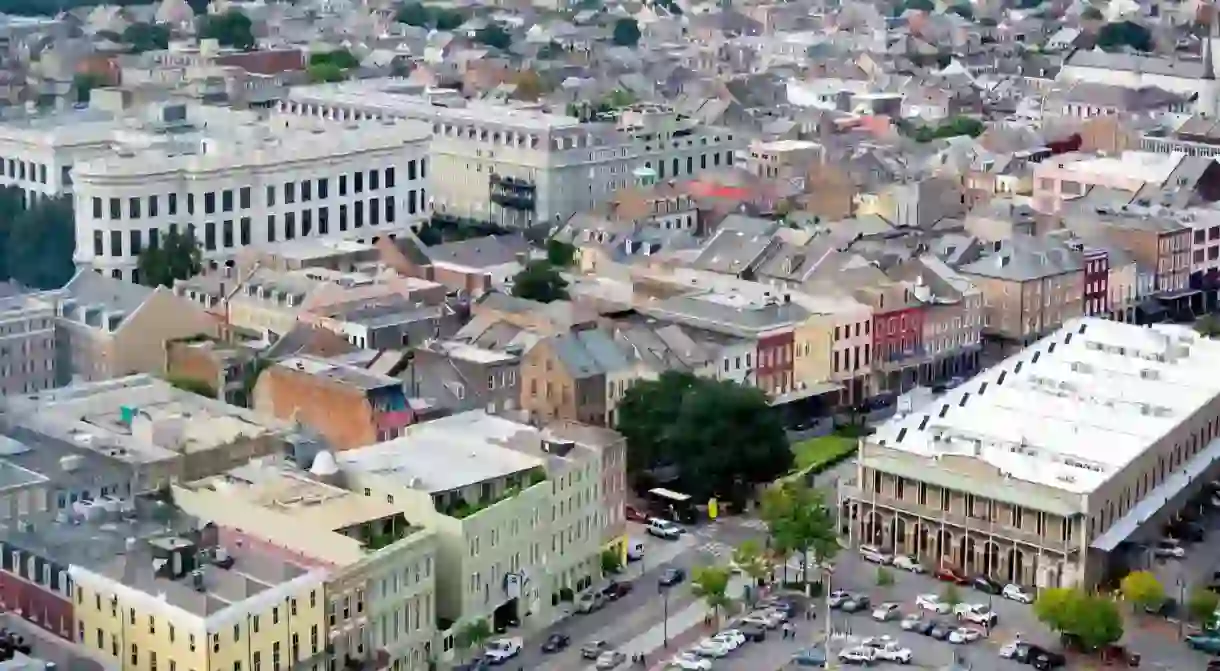 Aerial view of New Orleans