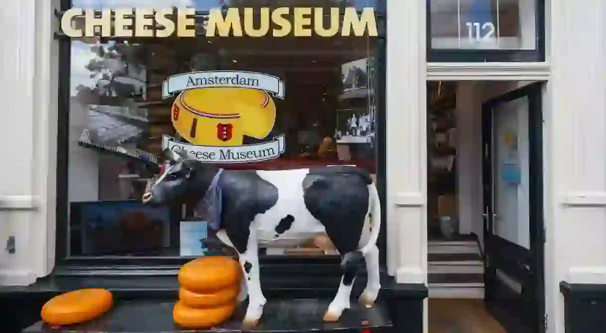 Entrance to Amsterdams Cheese Museum