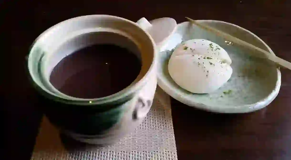 Rum Oshiruko with Mochi Ice Cream at Bar Goto