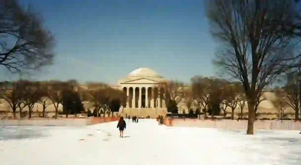 National Gallery Of Art Seen From National Mall