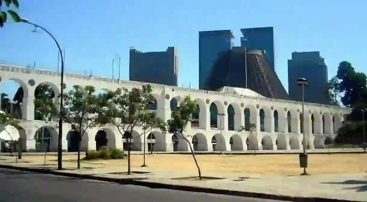 The Lapa Arches (Carioca Aqueduct) nowadays