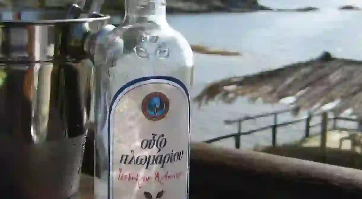 Ouzo on the beach