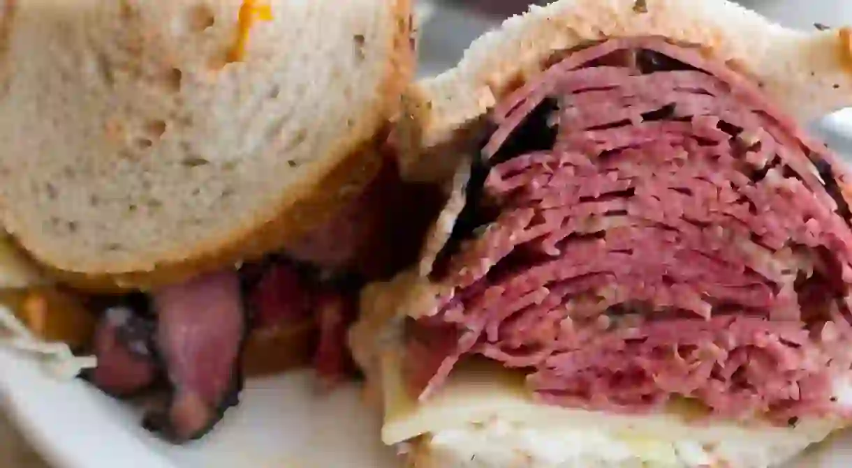 Corned Beef and Pastrami Sandwich