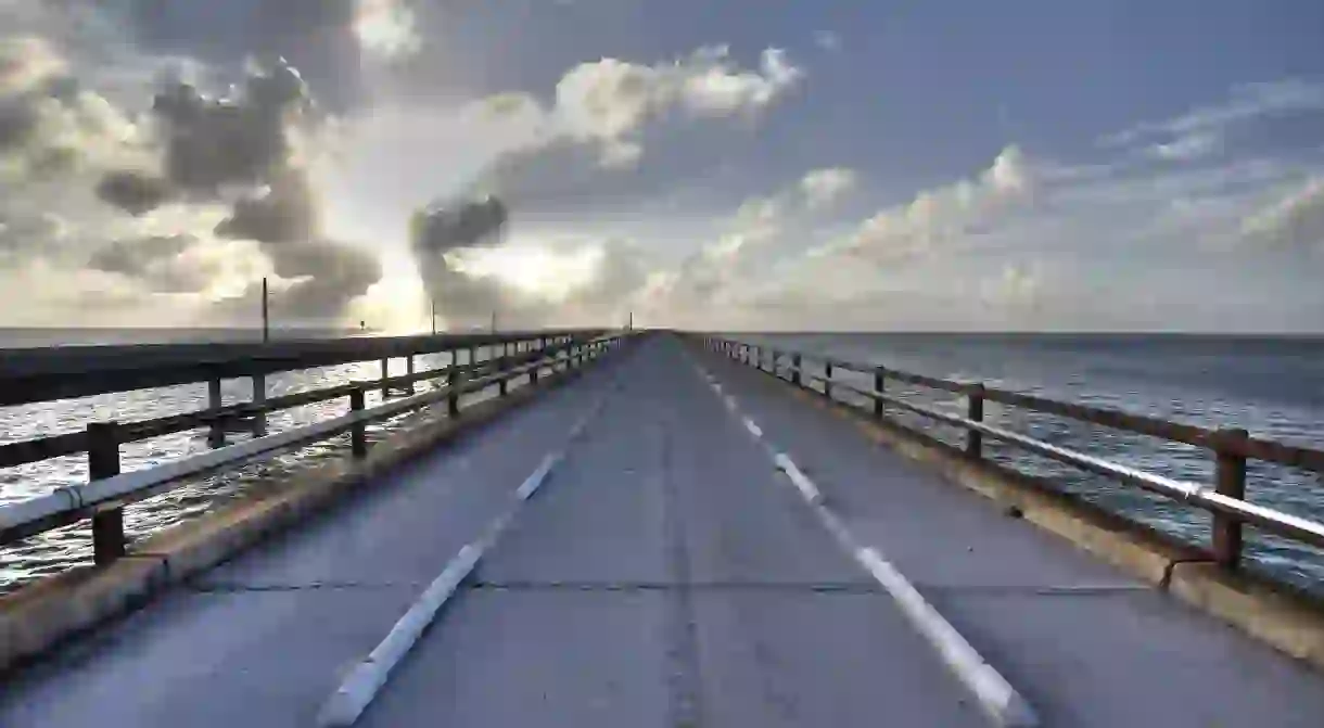 The beautiful Seven Mile Bridge, Florida Keys