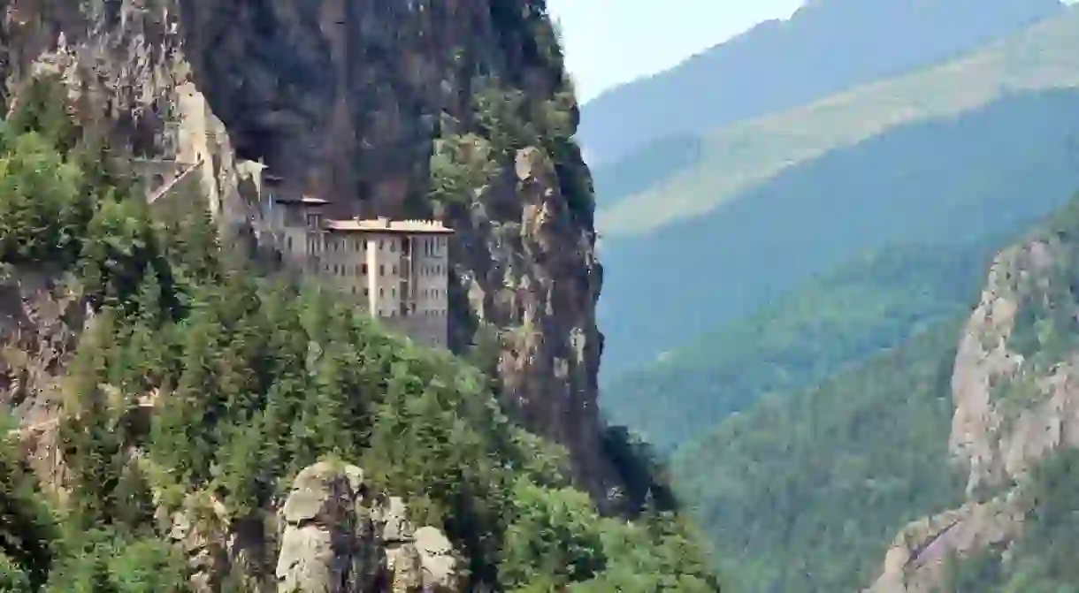 Held by the mountain Sumela Monastery