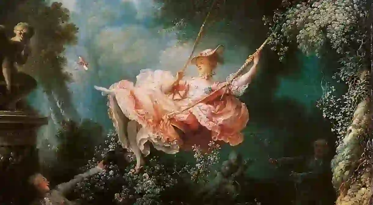 The Happy Accidents of the Swing (1767-1768) by Jean-Honoré Fragonard (1732–1806) │