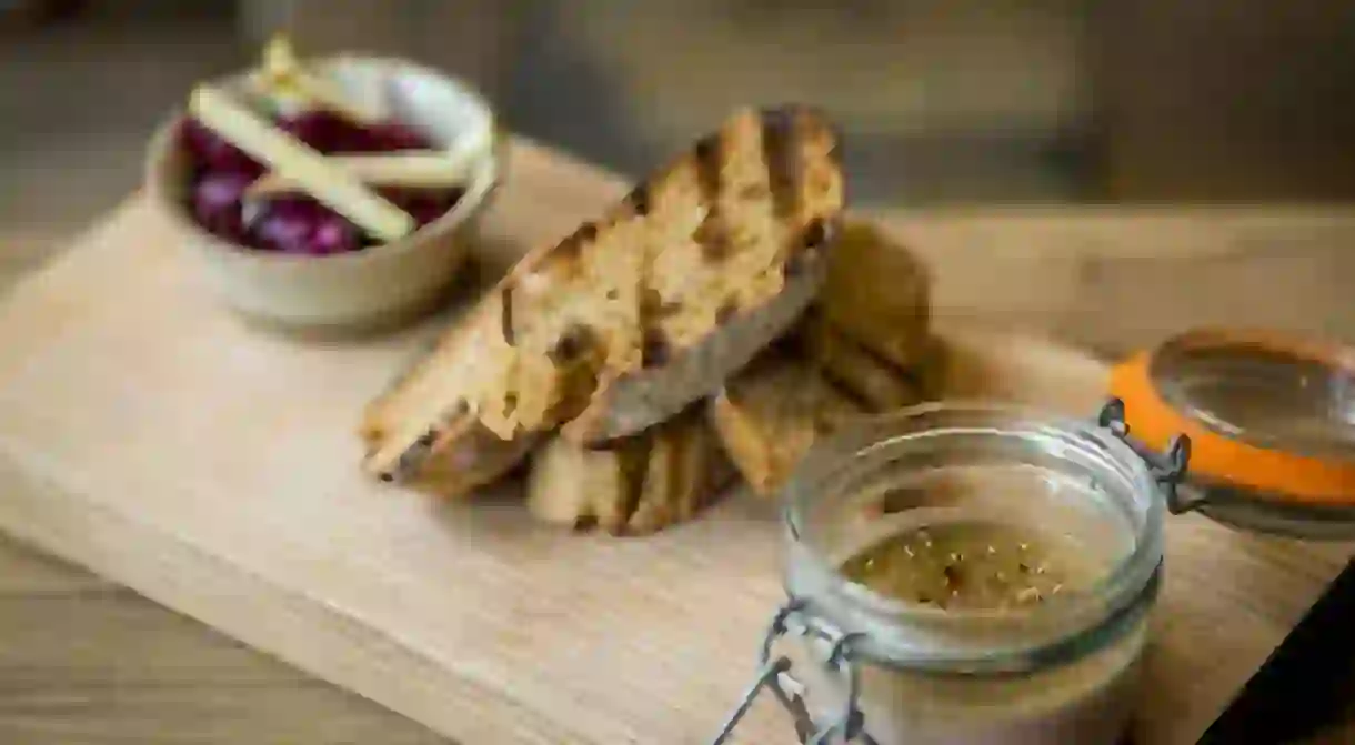 The Scran And Scallie Chicken Liver Parfait Toast