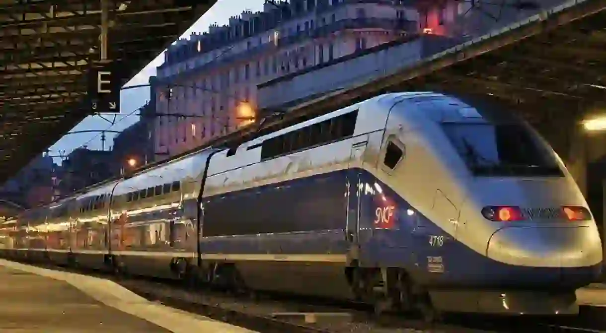 Train at Paris Gare de lEst │