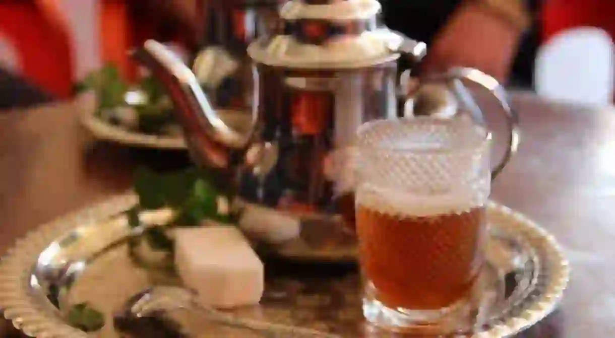 Moroccan mint tea /