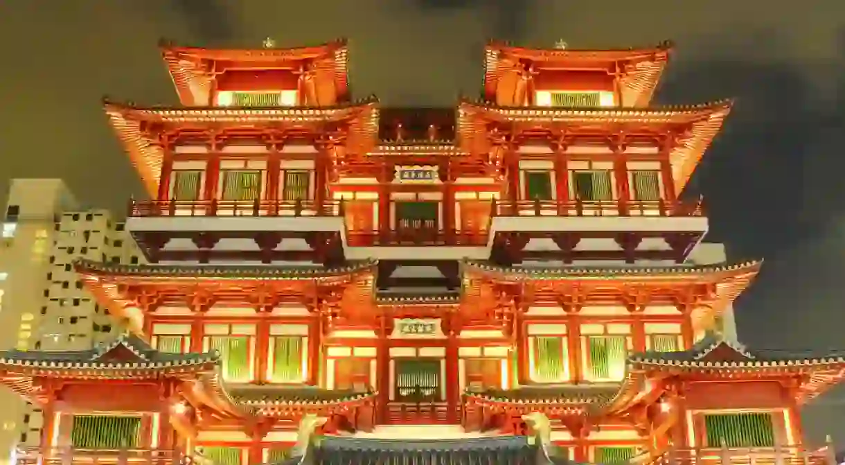 The Buddha Tooth Relic Temple and Museum, Chinatown, Singapore