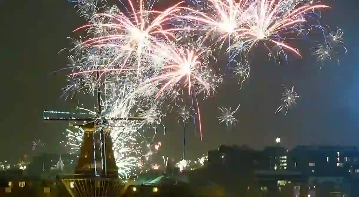 Fireworks in Amsterdam