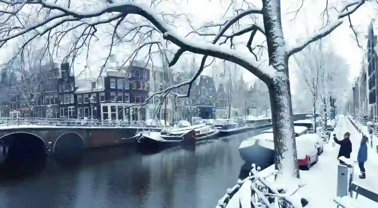 Snowy Amsterdam