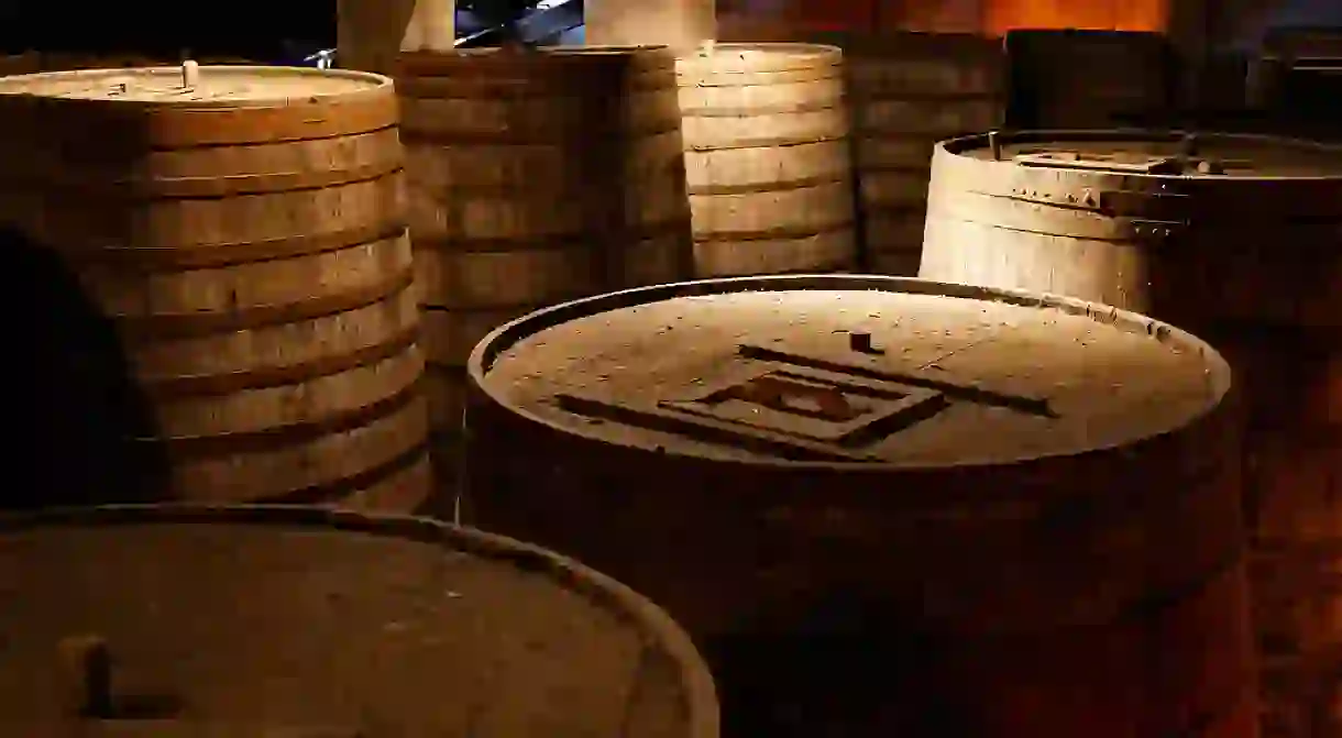 Cachaca barrels