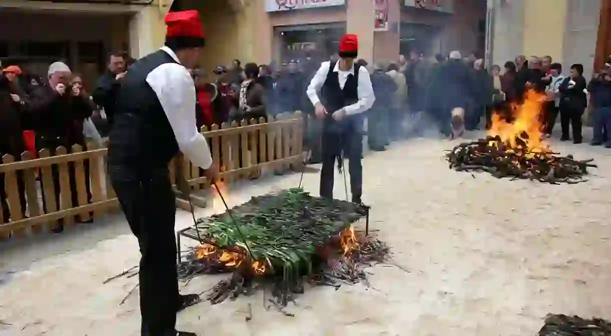 Calçot Festival, Valls, Catalonia