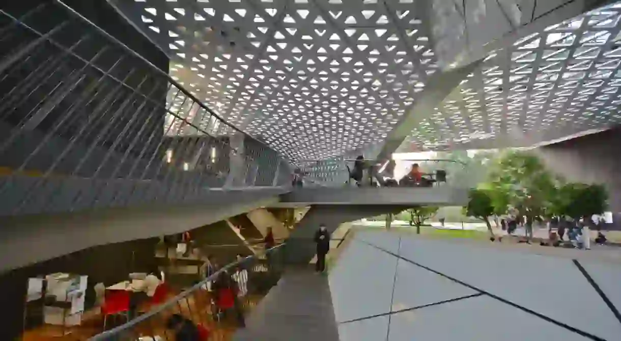 The interior of the Cineteca Nacional