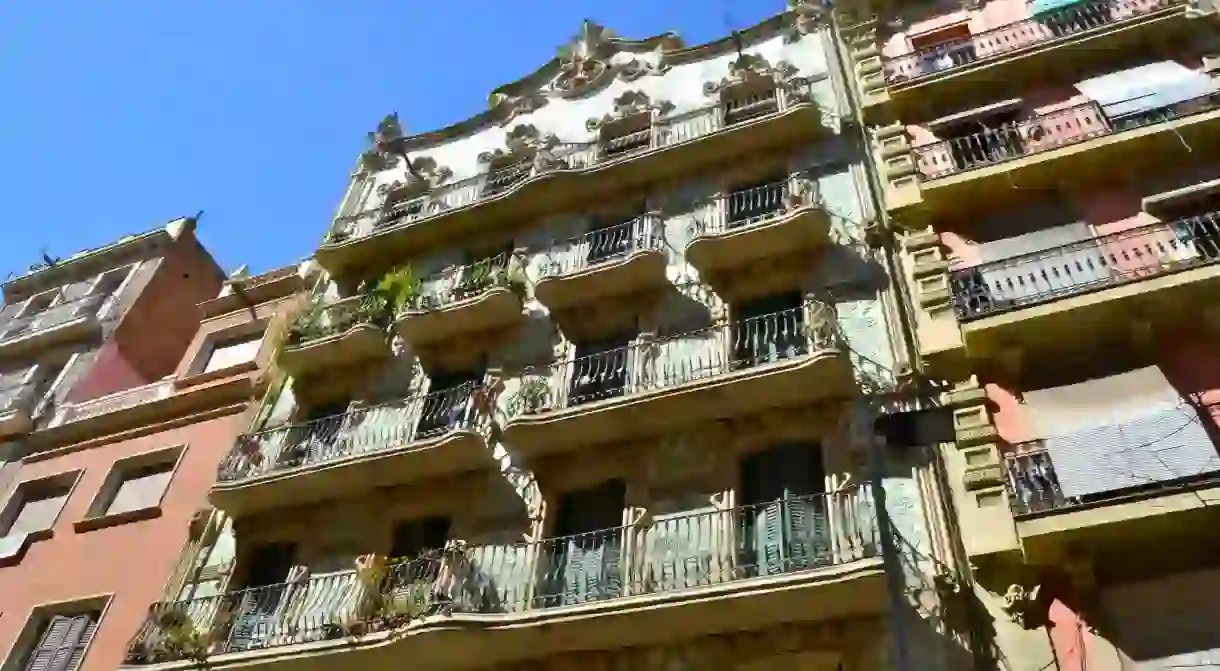 Buildings in Poble Sec, Barcelona