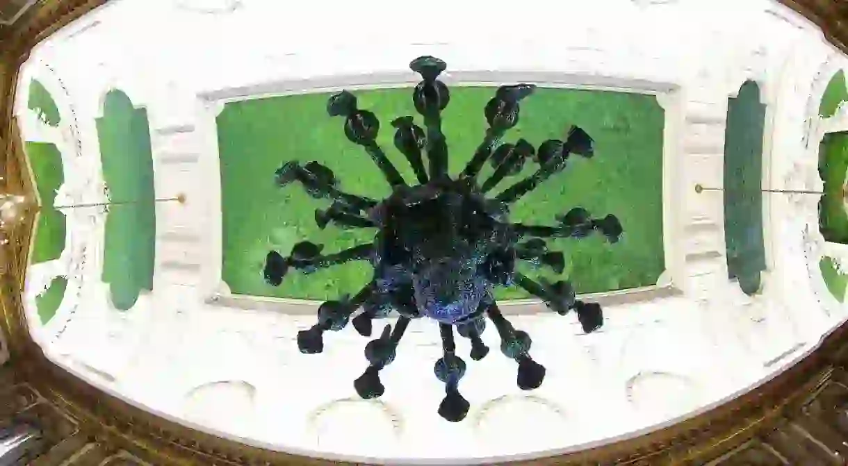 Heaven of Delight by Jan Fabre, a beetle ceiling commissioned by the Belgian Queen