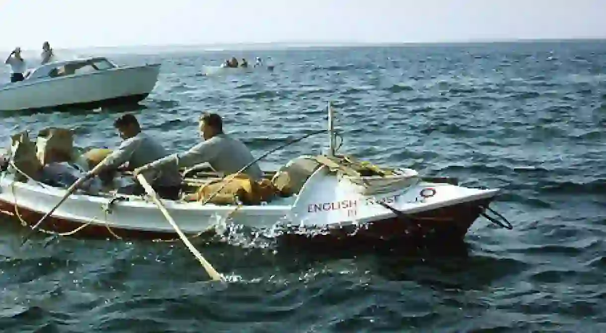 Chay Blyth and John Ridgway rowed 3,000 miles across the Atlantic Ocean in 1966