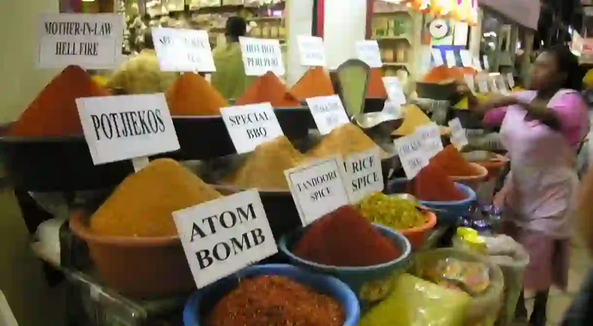 Spices at Indian markets in Durban