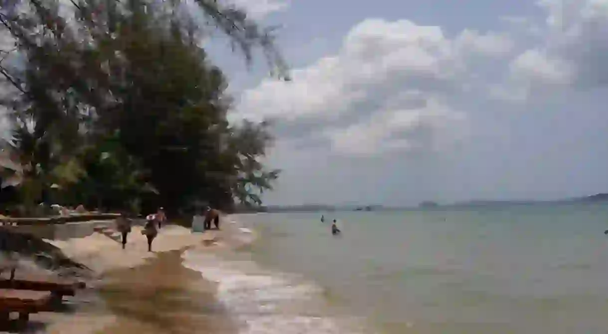 The beach at Otres, Sihanoukville