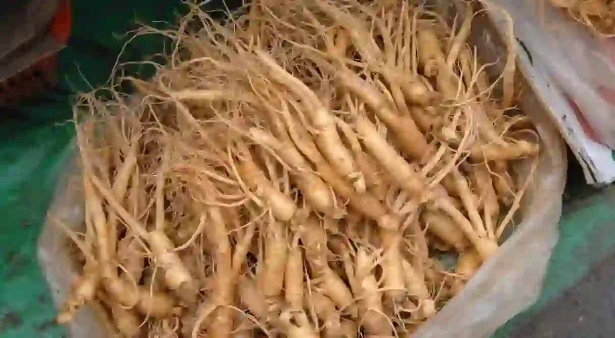 Ginseng at Yangnyeongsi Herbal Medicine Market