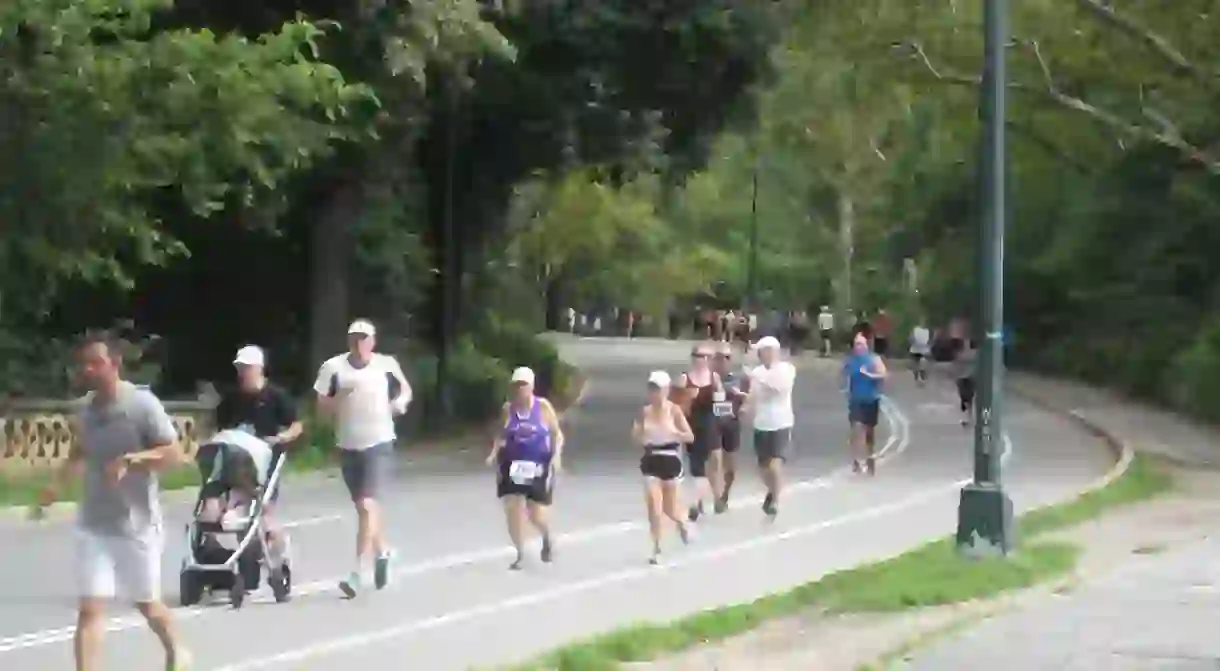 Running in Central Park